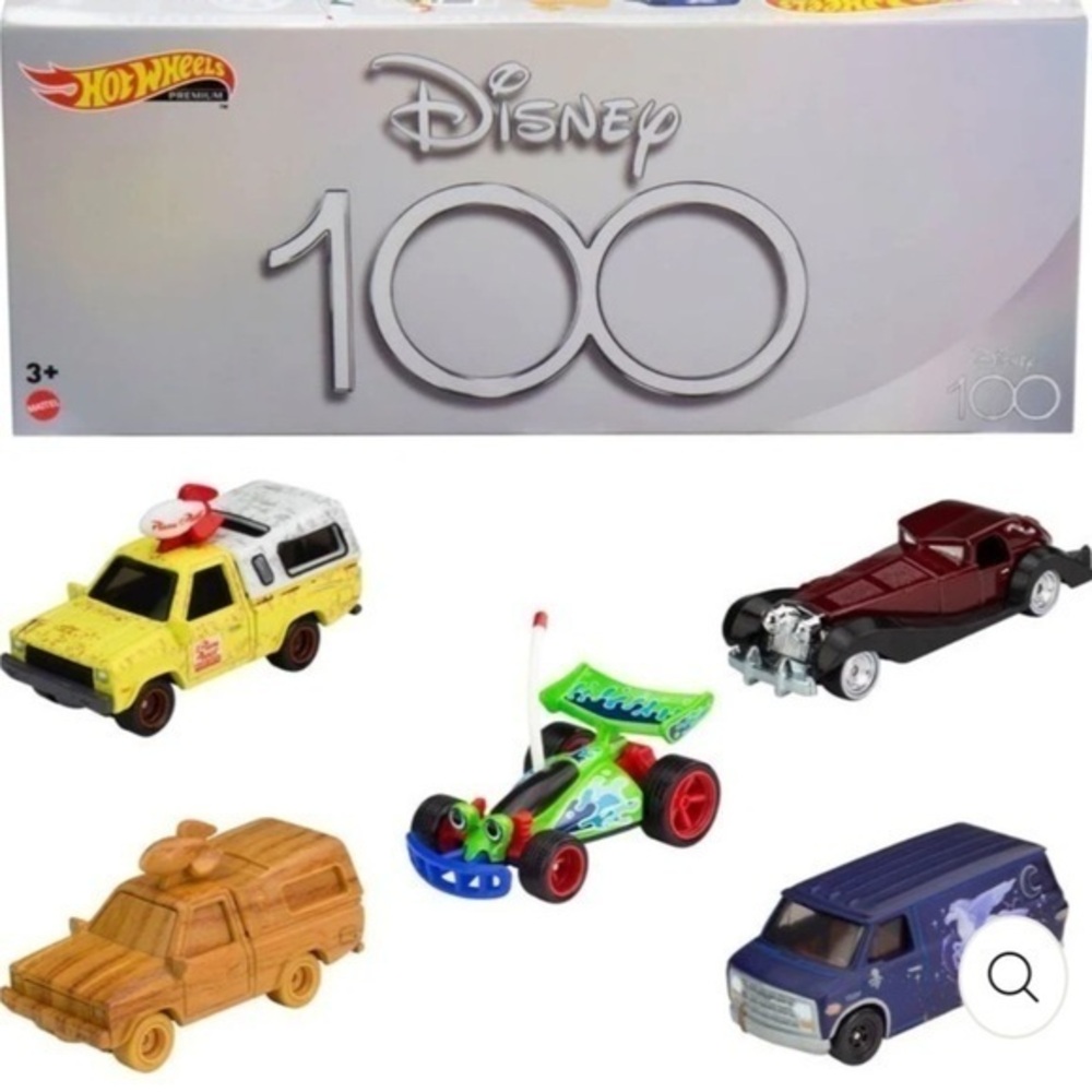 Hot Wheels® Premium Disney 100 5-Piece Toy Car Bundle